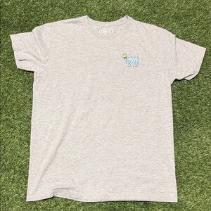 Gray GOAT USA T-Shirt Lacrosse Edition